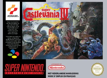 Super Castlevania IV (Europe) box cover front